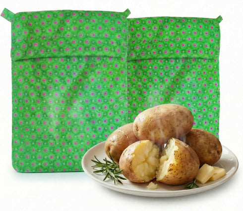 KR. LIF Microwave Potato Bag 2 Pack Potato Express Microwave Bag for