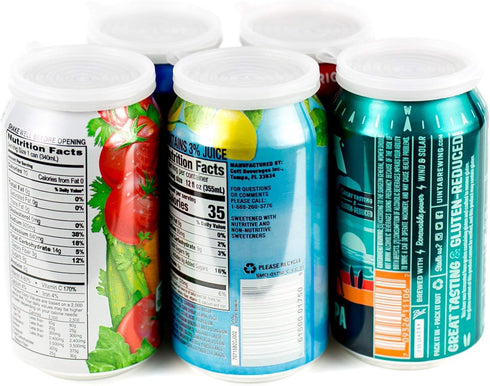 Smarter-Seal 24-Pack Reusable BPA Free Can Lids, Protectors for Soda, Beer, Energy Drinks