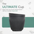 8oz HuskeeCup & Lid, Charcoal Color