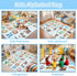 2.5x4 Kids Rugs for Playroom - Feet ABC Rug for Toddler Children Educational Learning Animal, Alphabet Rug Kids Play