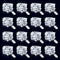 Onforu 16 Pack White Fairy Lights Battery Operated String Lights, 6.5ft IP67