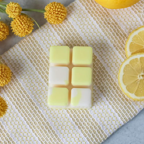 Lemon Drop Wax Melts - Natural Coconut Wax Tarts Clamshell, Sweet Scent Gift for Mom