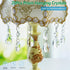 20Pcs 3Inch Crystal Prisms Windows Hanging Ornament Bauhinia Beads Chandelier Crystals Replacement for Birthday Wedding