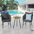 Outdoor Side Table Patio Side Tables for Outside End Tables Small Outdoor Table Round Patio Coffee Table Modern Metal