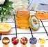 XING-RUIYANG 60 pack 1.5 oz Mini Honey Jarsbaby shower favors,There's honey sticks, bee pendants, stickers and gold