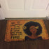 Shades of Color African American Interior Floor Mats, 29.5 x 17.7 Inches, Soul on Fire