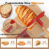 Justore Manual Bread Slicer for Homemade Bread, Adjustable Thickness and Evenly Slicing, Sourdough Bread Slicer