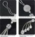 Bling Car Accessories for Women and Men - Cute Decor, Lucky Crystal Sun Catcher Ornament, Rear View Mirror Ball Charm