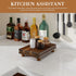 EOSAHR Unique Wood Riser Display Stand for Home Decor Farmhouse Riser for Decor as Plant Stand & Soap Holder - Ideal