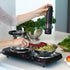 OVENTE Electric Countertop Double Burner, 1700W Cooktop with Stainless Steel Coil Hot Plates, Black