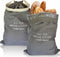 Store Linen Bread Bags for Homemade Bread 2 Pack XXL Reusable Sourdough Bread