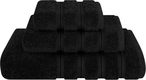 American Soft Linen Premium 3 Piece Towel Set, 1 Bath Towel 1