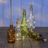 Sterno Home GL42588 LED Cork Wine Bottle Fairy String Lights, 10-Pack with Silver Wire