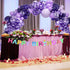 ZizasAry 136-Pack Metallic Purple & Lavender Lilac Balloon Garland Kit - Chrome Purple, Dark/Light Purple Balloons