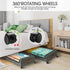 2Pack Blankets(30.71 16.93 6.69 Yecaye Under Bed Storage with Wheels, Under Bed Storage Containers, Underbed Shoe