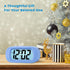 Snooze Plumeet Kids Alarm Clock Large Digital LCD Travel Alarm Clocks with and Night Light - Ascending Sound