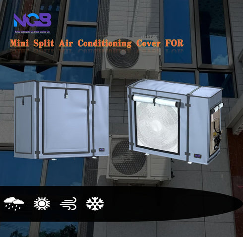 NGB Mini Split Cover for Air Conditioner Outdoor Unit, 29.1"L x 11.8"W x 21.7"H, Universal for Mini Split HVAC Units