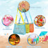 Tagitary Swimming Set 3) Beach Toy Mesh Beach Bag Kids Shell Collecting Bag Beach Sand Toy Totes for Holding Shells