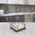 Spectrum Madison Weighted Napkin Holder - Industrial Gray Dispenser & Décor for Kitchen, Dining Room, Outdoor