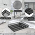 Silverware Organizer Metal Mesh, Large Drawer Organizer, Utensil Cutlery Tray for Kitchen Drawers, Flatware Organizer