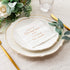 Crisky Bridal Shower Cocktail Napkins, Rose Gold Foil Dessert Napkins, 50 Count