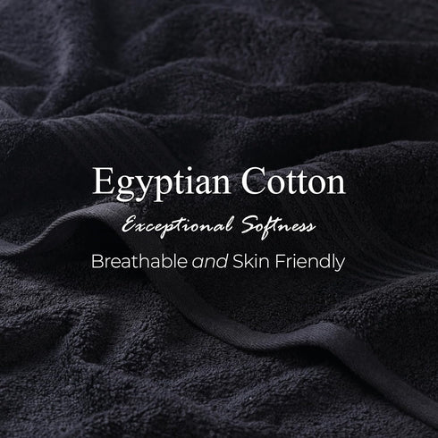 8-Piece Set, Superior Egyptian Cotton Hand Towel Towel Basics For Quick Dry, Absorbent Small Towels, Facial, Spa