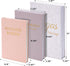 Set 3 XKDOUS of Linen Decorative Books with Gold Foil Cover Faux Book Storage Box for Coffee Table, Bathroom Shelf