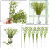 17 inches 10 Pack Artificial Glitter Berry Stem Ornaments, Fake Christmas Picks Decorative Glitter Bead Sticks