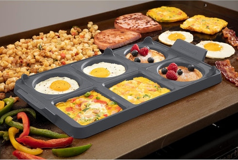 CGR-600 7-Piece Cuisinart Griddle Egg Ring Tray