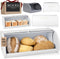 FINESSY Large Bread Box White for Pantry, Bread Box for Kitchen Countertop