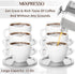 Mixpresso Stainless Steel French Press Coffee Maker, 27 Oz 800 ml, Easy Clean & Press, Double Wall Insulated