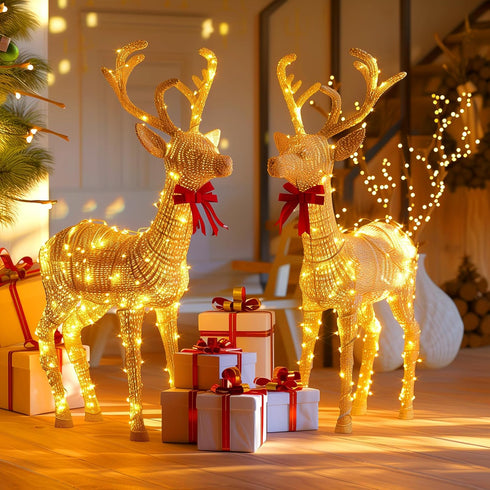33Ft 100 Minetom Fairy Lights Plug in, LEDs Waterproof Silver Wire Firefly Lights, Adaptor Included, Starry String