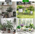 6 Pack Outdoor Plant Stand, Heavy Duty Metal Plant Stand, Flower Pot Stand Indoor Outdoor , Rust Proof Iron Planter
