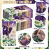 Chiisong 200 Pcs Easter Paper Napkins Bulks He Is Risen Napkins Disposable Spring Lily Purple Easter Bunny Egg Guest
