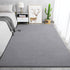Keeko Soft Area Rugs for Bedroom Living Room, 4x6 Grey Modern Low Pile Fluffy Machine Washable Rug