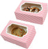 6 10 7 4 Inches, 10 Count Global Sugar Art Deep Sturdy Cupcake Box with Insert, Holds Cupcakes or Muffins, Cookie Box
