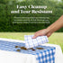 12 Pack 14 108 Inch. Blue Gingham Checkered Premium Disposable Plastic Table Runner x Table Runner for Dinner Parties