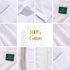 12 Pack 22x44 Set Pearl Linens Economy Cotton Hotel Quality White Bath Towels Quick-Dry, Lightweight, Soft & Absorbent