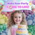 100 Pastel Balloons for Parties 10 Inch Latex Decorations for Easter or Rainbow Supplies - Blue, Purple, Yellow,