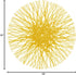 SARO LIFESTYLE Adalynn Collection Straw Design Placemats Set of 4, 15" Yellow