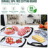 Set 3 Plastic Cutting Boards for Kitchen, with Grips of Dishwasher-Safe, Non Slip Cutting Board with Juice Groove