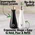 Set 530 ML Set 2 Set Oil and Vinegar Dispenser with Self-Closing Stainless Steel Spouts - Capacity Matte Ceramic Leak