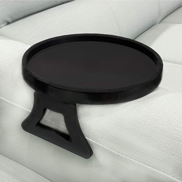 NDL Sofa Armrest Clip Table No-Slip Couch Tray for Drinks, Snacks, Remote,