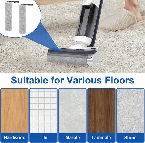 Fixbetter Set 5 2 2 1 Accessory for Tineco iFLOOR Breeze Complete Wet/Dry All-in-One Vacuum Cleaner Replacement Parts