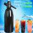 1L 8 CO2 Soda Siphon, Carbonated Water Machine, Soda Maker, Portable Aluminium Sparkling Water Maker for Home Bar