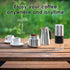 Mixpresso 6 Cup Greca Stovetop Espresso Pot, 300ml/10oz Moka Pot, Stainless Steel Coffee Maker for Camping or Home Use