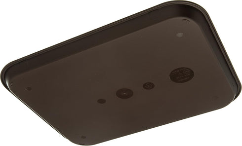 Carlisle FoodService Products Chocolate Cafe Plastic Fast Food Tray, 14" x 18"