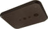 Carlisle FoodService Products Chocolate Cafe Plastic Fast Food Tray, 14" x 18"