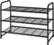 Simple Trending 3-Tier Stackable Shoe Rack, Expandable & Adjustable Shoe Shelf Storage