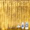 Warm White Curtain Light, 300 LED 9.8ft x 9.8ft Fairy String Light with 16 Hooks, Remote Control for Indoor Decorations